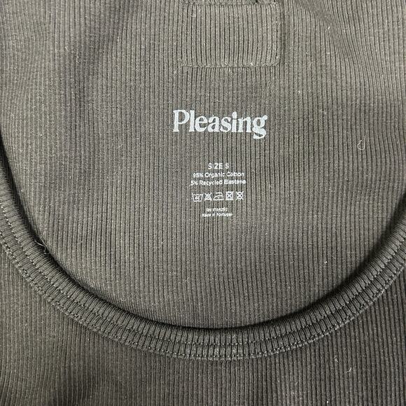 Pleasing Black Ribbed Unisex Tank Top Harry Styles Men’s Woman’s Size Small NWT - Picture 7 of 7